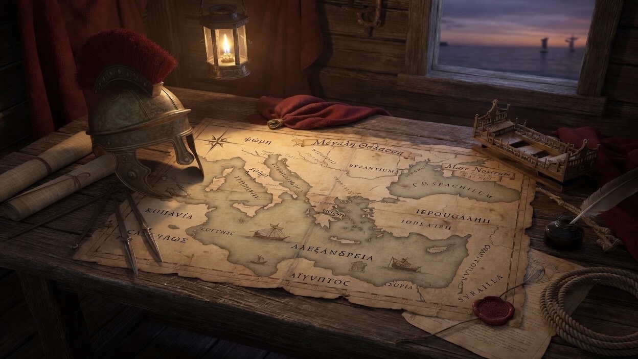 Ancient Mediterranean sea route